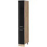 Vicco Apothekerschrank R-Line, Schwarz 30 cm