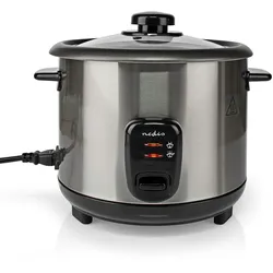 Nedis Reiskocher - 1.5 l - 500 W - Antihaft-Beschichtung - Herausnehmbare Schüssel - Automatische Abschaltung