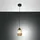 Fabas Luce Aston 1-flg. E27 40W 40 cm Riffeloptik/Gold
