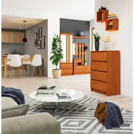 abamihome Kommode AKORD K60 60 x 99 x 40 cm Braun
