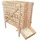 Promadino Kartoffelhorde Holz 44 x 96 x 81 cm beige