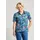 GOLDNER Hemdbluse floral Blau 20
