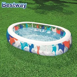BESTWAY Pool Elliptic Planschbecken 229 x 152 x 51 cm (54066)