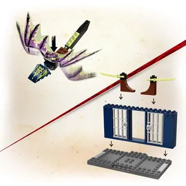 LEGO Ninjago Flug mit dem Ninja-Flugsegler 71749