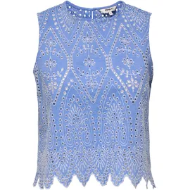 Only Spitzentop Blau M