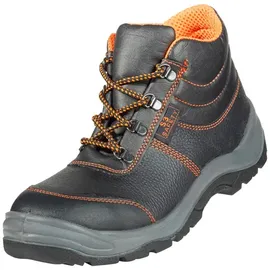 SAFETY AND MORE Sicherheitsstiefel S3, 45, Schwarz | Orange