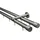 GARDINIA Gardinenstangen Set Isa 2-läufig Ø 20 mm 160 cm edelstahl-optik