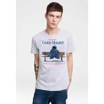 LOGOSHIRT Sesamstrasse Krümelmonster grau 5XL