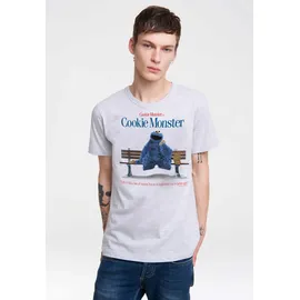 LOGOSHIRT Sesamstrasse Krümelmonster grau 5XL