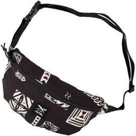 Iriedaily Streetz Hip Bag, recyceltes Material, black white
