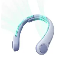 JISULIFE Nackenventilator 4 5000 mAh 20 cm Grau