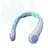 JISULIFE Neck Fan 4 5000mAh Tragbarer USB-Halsventilator -