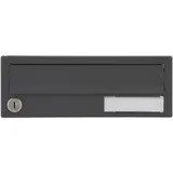 RENZ Ersatztüre für Hausbrieffachanlage 300 x 110 mm, basaltgrau RAL7012