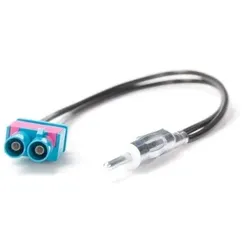  Antennenadapter AUDI SEAT SKODA VW doppel Fakra m - DIN m 
