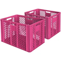 BRB-Lagertechnik Bäckerkiste 600 x 400 x 410 mm 2-tlg. pink