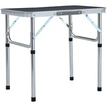 vidaXL Campingtisch Klappbar Grau