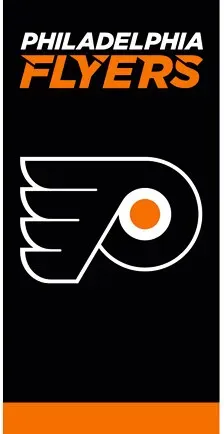 Handtuch Official Merchandise  NHL Philadelphia Flyers Black - Schwarz,orange,Weiß