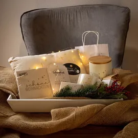 la-vida Vorratsdose Porzellan beige 11 x 16 cm 1 l