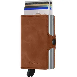 Secrid Twinwallet Vintage Unisex Kartenetui cognac-silver