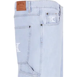 Karl Kani KK Retro Baggy Workwear Denim in blau Größe 38