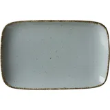 Ritzenhoff & Breker Servierplatte Casa, Blau Platte im Vintage-Look, Mix & Match-Geschirr, Spülmaschinenfest & Mikrowellengeeignet, Porzellan,