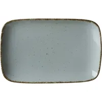 Ritzenhoff & Breker Servierplatte Casa, Blau Platte im Vintage-Look, Mix & Match-Geschirr, Spülmaschinenfest & Mikrowellengeeignet, Porzellan,