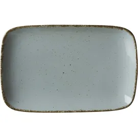 Ritzenhoff & Breker Servierplatte Casa, Blau Platte im Vintage-Look, Mix & Match-Geschirr, Spülmaschinenfest & Mikrowellengeeignet, Porzellan,