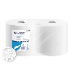 Strong 100 Putztuchrolle, 2-lagig, weiß 852025 , 1 Paket = 2 Rollen à 1000 Blatt