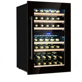 Klarstein Vinsider 41 Built-in Duo Onyx Einbau-Weinkühlschrank 41 Fl 2 Zonen
