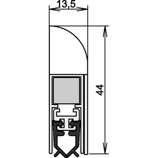 ATHMER Wind-Ex 1-311 1-seitig Länge 860 mm