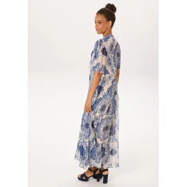 Aniston CASUAL Sommerkleid Blau Blumendruck 36