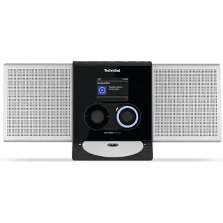 TechniSat MULTYRADIO 600 CD IR Internetradio DAB+, UKW Radio, Silber,