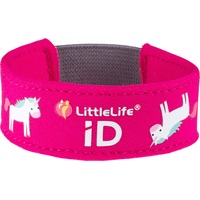 LittleLife Sicherheitsarmband, Kinder iD-Armband mit iD-Karten für Notfallkontakt oder medizinische Informationen