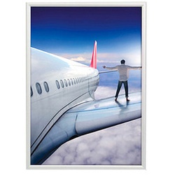 update displays  Klapprahmen silber 87,1 x 121,9 cm