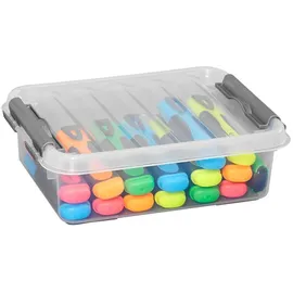 SUNWARE Q-Line Aufbewahrungsbox 20 x 15 x 6 cm 6-tlg. transparent