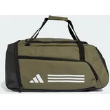 Adidas Essentials 3-Streifen Duffelbag Olive Strata / White One Size