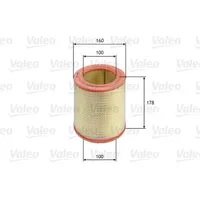 Valeo Luftfilter FIAT,PEUGEOT,CITROËN 585618 für Citroën Peugeot Fiat Tata