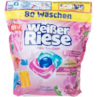 Weißer Riese Waschmitteltabs "Universal Trio-Caps Aromatherapie Orchidee", je 80 Stück