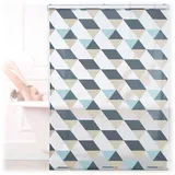 Relaxdays Duschrollo 120 x 240 cm grau