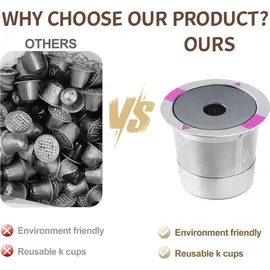 ELLE Wiederverwendbarer K-Cup-Kaffeefilter Kaffeefilter 6 St.