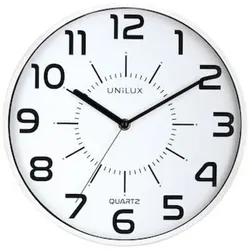Wanduhr POP, 28cm, weiß, 400094282, inkl. Batterien, schleichende Zeiger