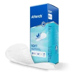 Attends SOFT Inkontinenzeinlagen 205068 , Nr. 0 - ultra mini, 1 Packung = 28 Einlagen, Länge: 20,5 cm