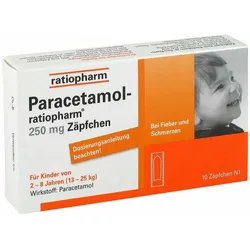 Paracetamol ratiopharm 250mg