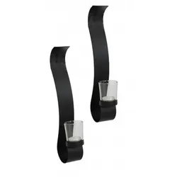 Wandkerzenhalter 2er Set Deko