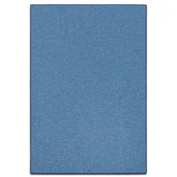 KARAT Teppich "London" - Flacher Schlingenflor - Hellblau / 100 x 350 cm