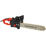 Wiefiche Elektro Kettensäge 16 Zoll 2000W Holzkettensäge Automatische Ölschmierung Elektrische Kettensäge, 800R/Min, Einfache Installation & Handschutz für Garten & Heimwerker