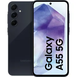 SAMSUNG Smartphone "Galaxy A55 5G", blau (marineblau), 128 GB, Mobiltelefone