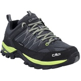 CMP Rigel Low WP Walking Shoe, Antracite-Limegreen, 41