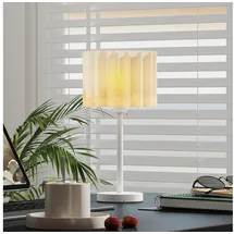 Homcom Tischlampe Weiß