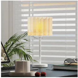 Homcom Tischlampe Weiß